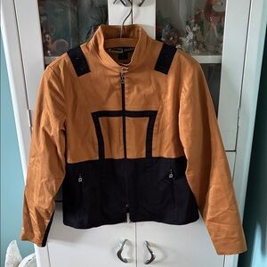 Jamie Sadock sz M vintage Stylish Two-Tone Jacket euc